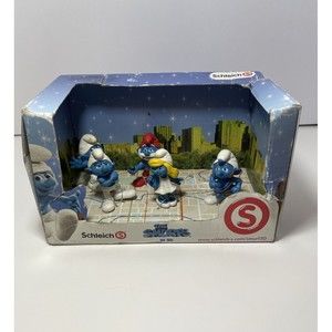 Smurfs 3D Figures Schleich #41260 Made In Germany New In Box 2011